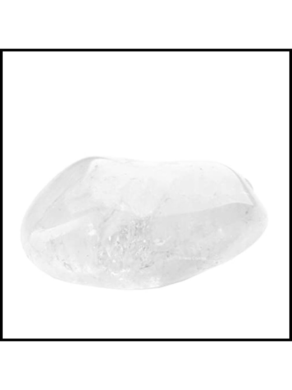 Erliway Clear Quartz Crystal Tumbled Healing Stone 1.25-2 inch